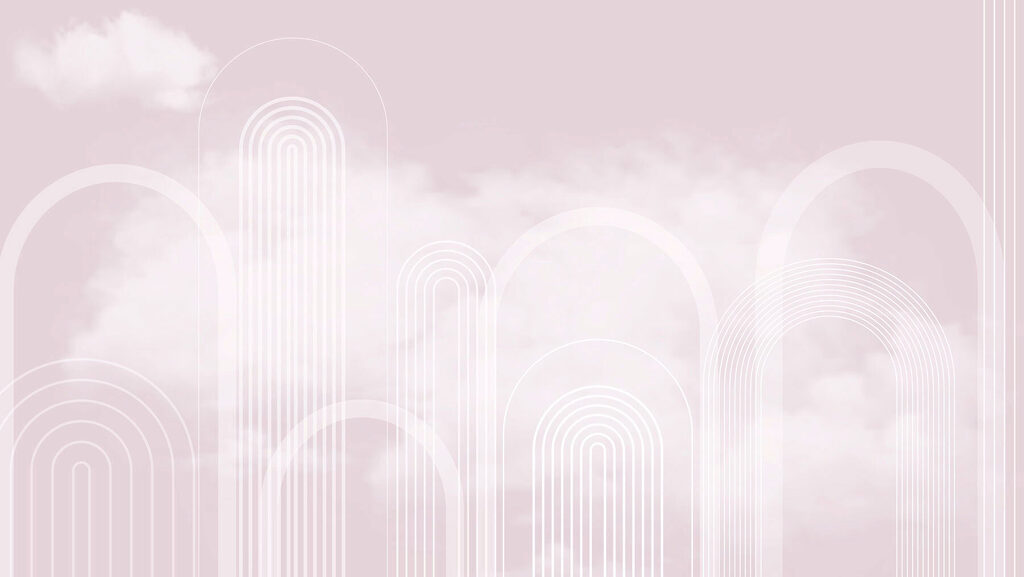 White lines on a pink background