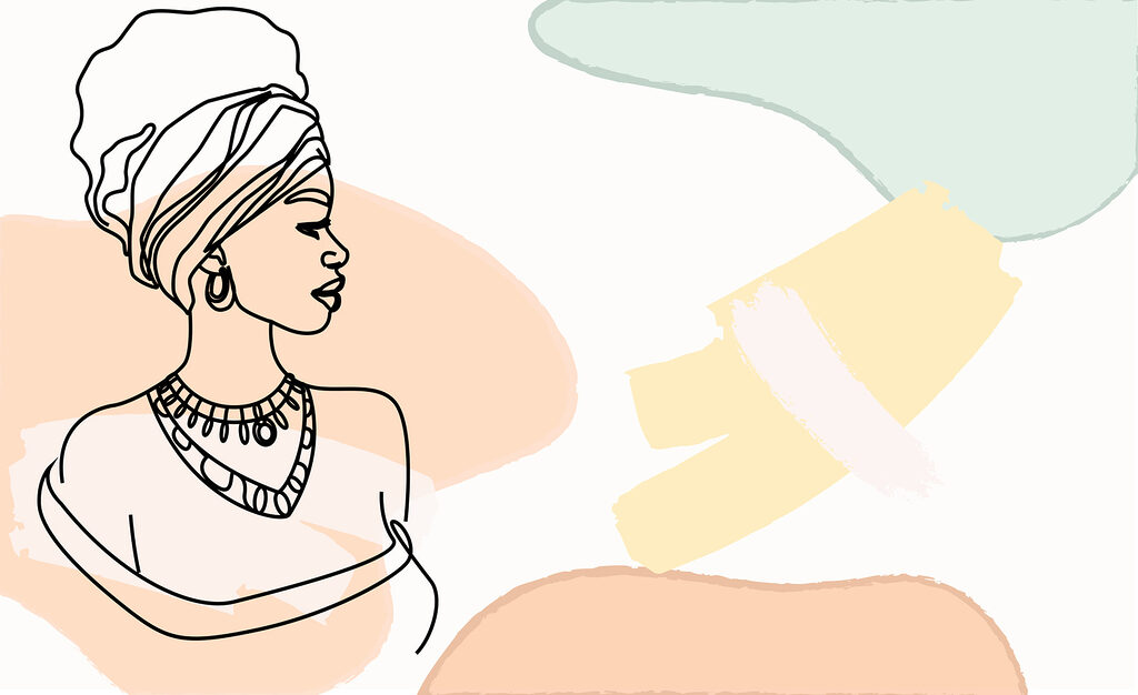 Mujer con turbante Mujer con turbante
