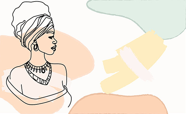 Mujer con turbante Mujer con turbante