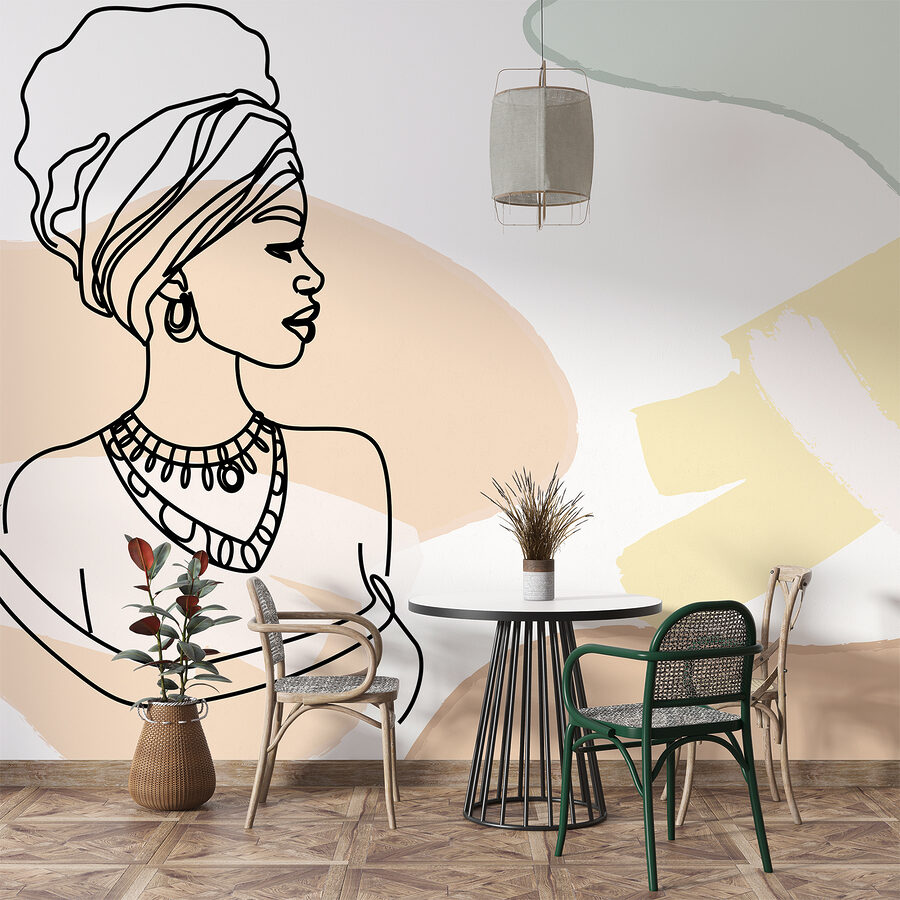 Mujer con turbante Mujer con turbante