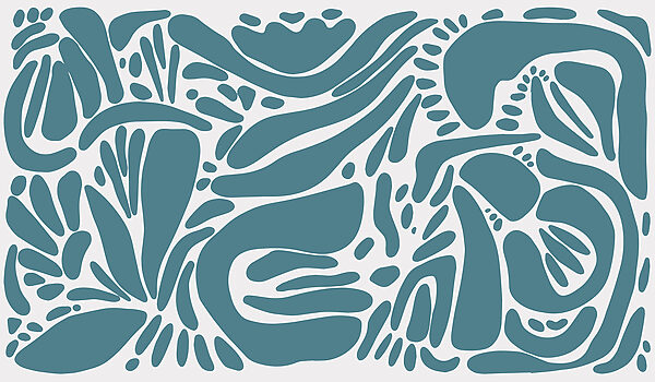 Estampado azul y blanco Estampado azul y blanco
