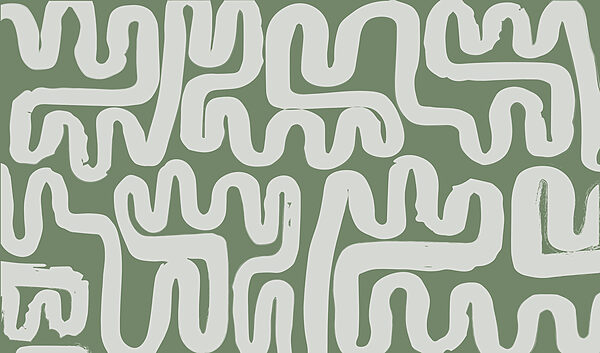 Maze with white lines