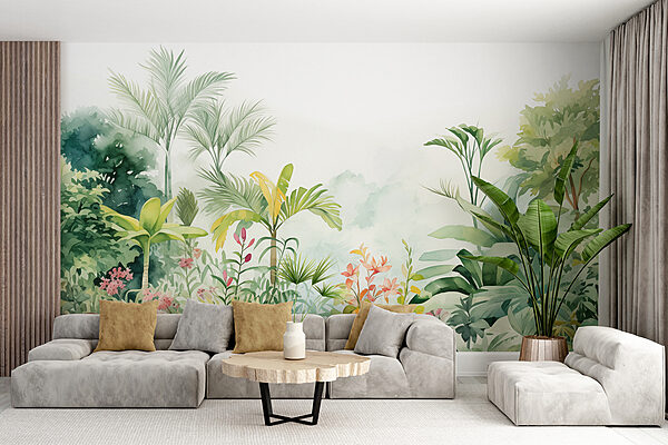 Painting of plants and flowers Painting of plants and flowers