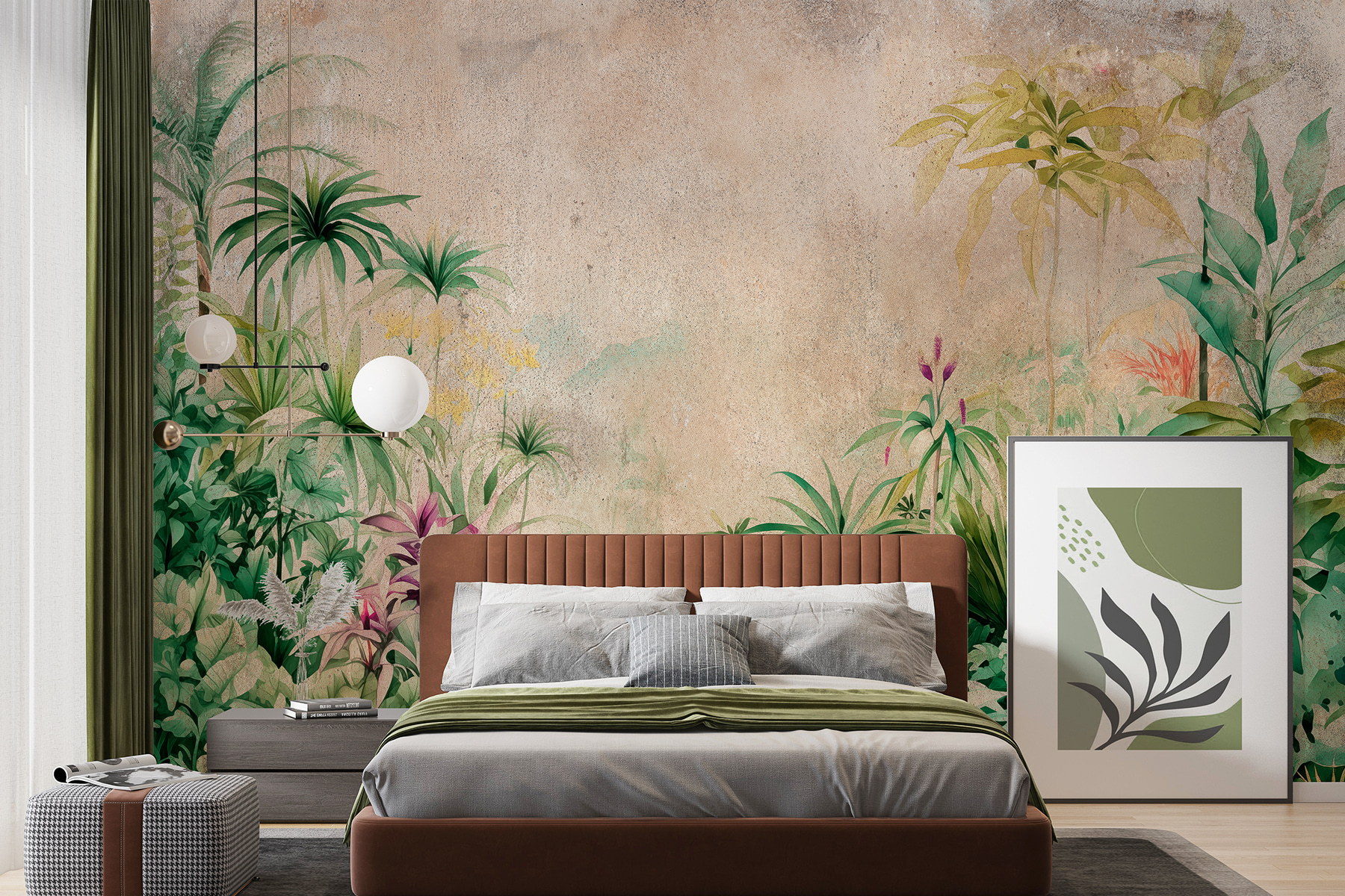 Painting of plants and flowers