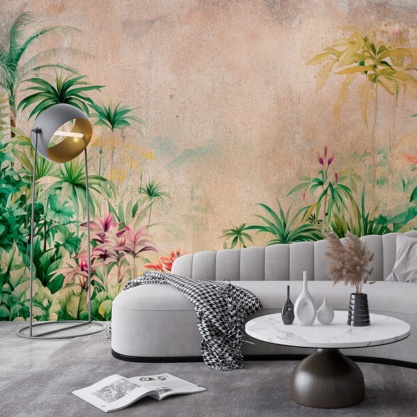 Painting of plants and flowers
