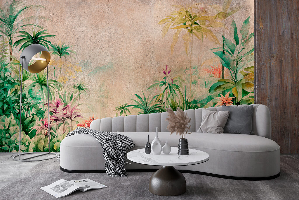 Painting of plants and flowers
