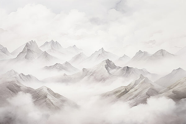 Cordillera con nubes Cordillera con nubes