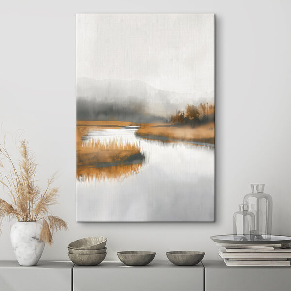 Cuadros Río con hierba y árboles al fondo (SKU: s26132) Cuadros Cuadros Río con hierba y árboles al fondo (SKU: s26132)