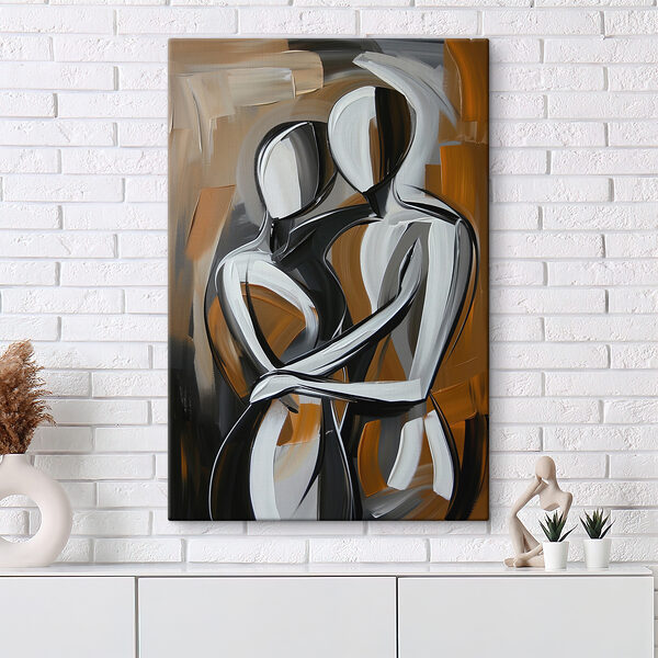 Painting of two people Painting of two people