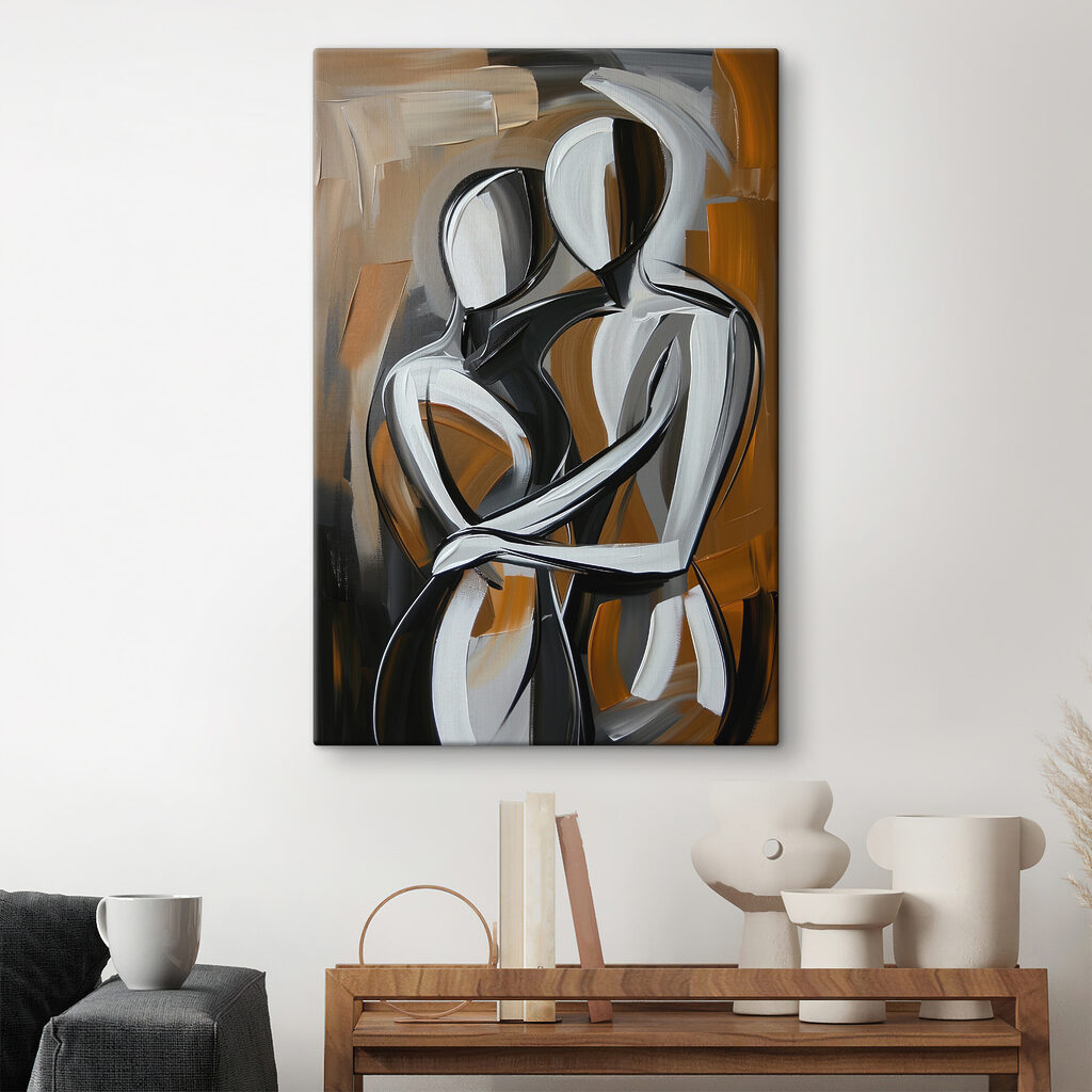 Painting of two people Painting of two people