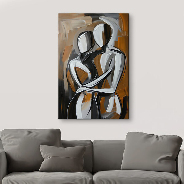 Painting of two people Painting of two people