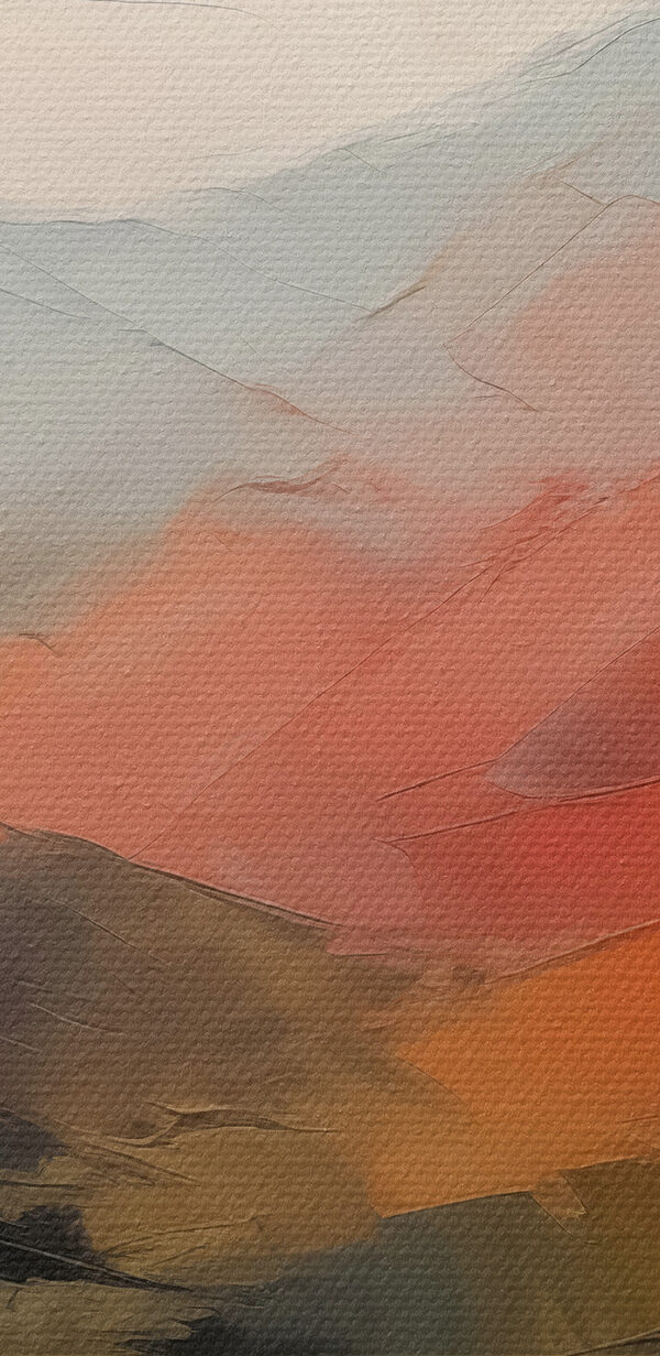 Painting of mountains in different colors Painting of mountains in different colors