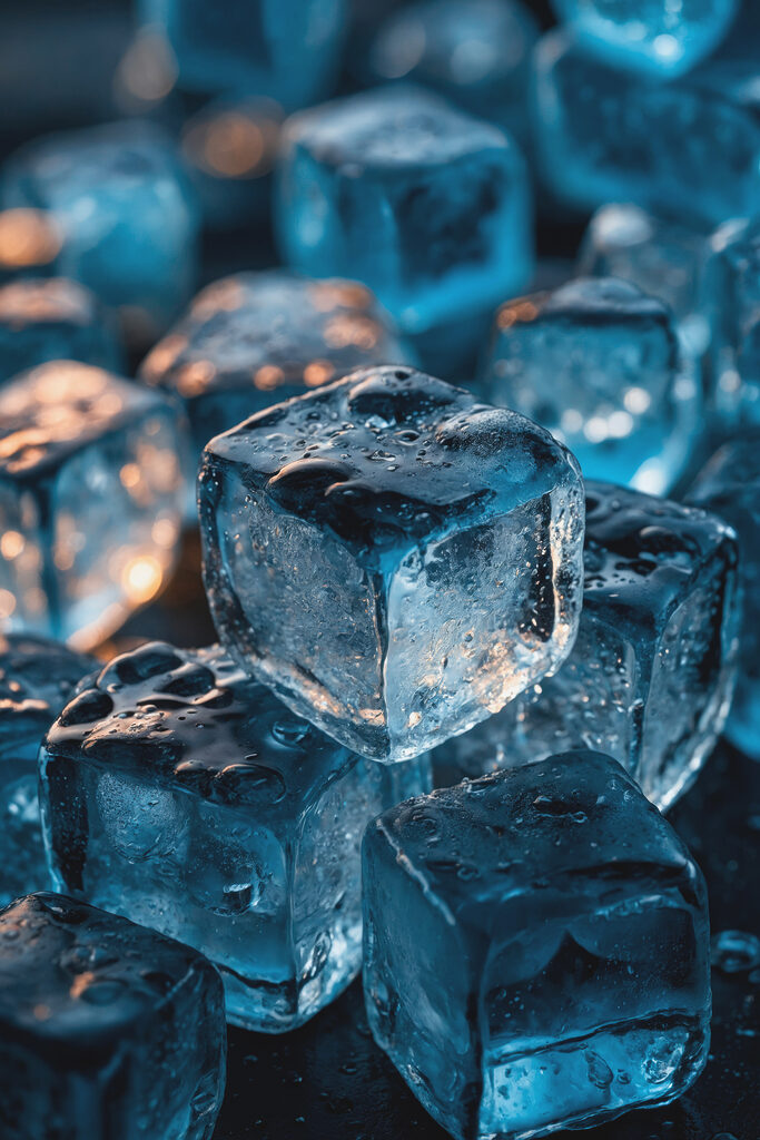 Group of ice cubes Group of ice cubes