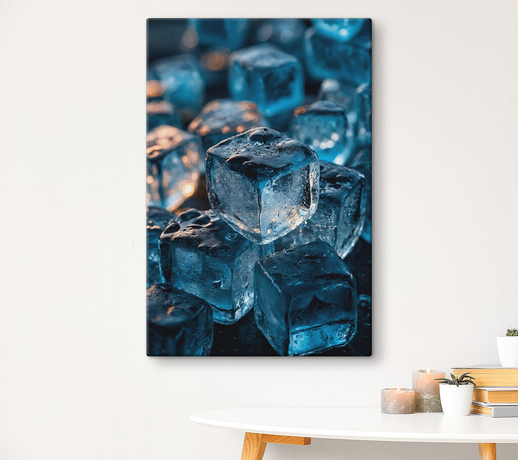 Group of ice cubes Group of ice cubes