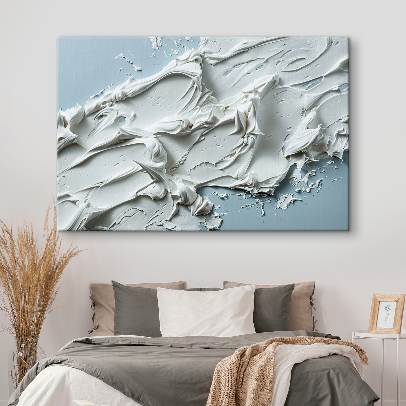 White paint on a surface White paint on a surface