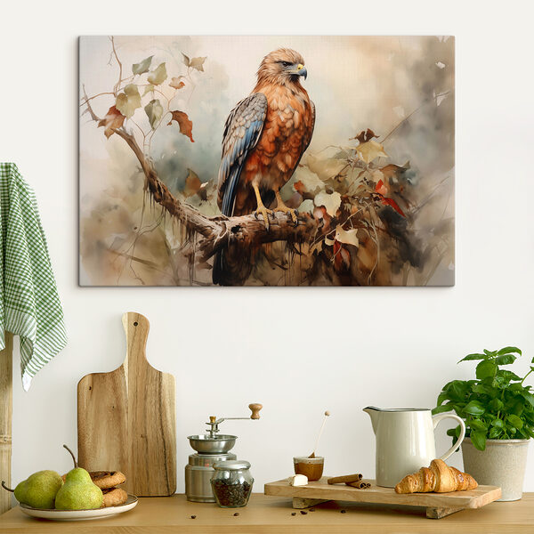 Cuadros Pájaro posado en una rama (SKU: s41021) Cuadros Cuadros Pájaro posado en una rama (SKU: s41021)