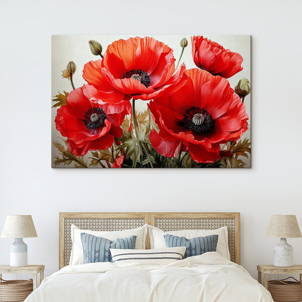 Cuadros Cuadros Ramo de flores rojas (SKU: s41107)