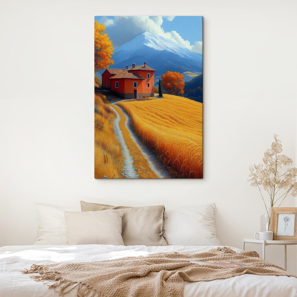 House in a field House in a field