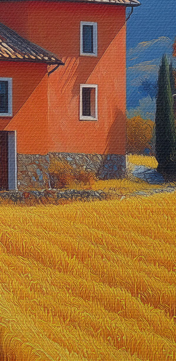 House in a field House in a field