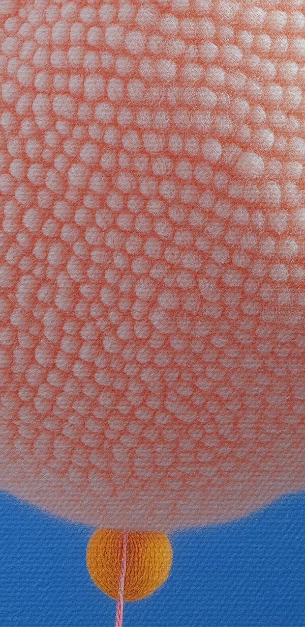 Group of balloons in the air