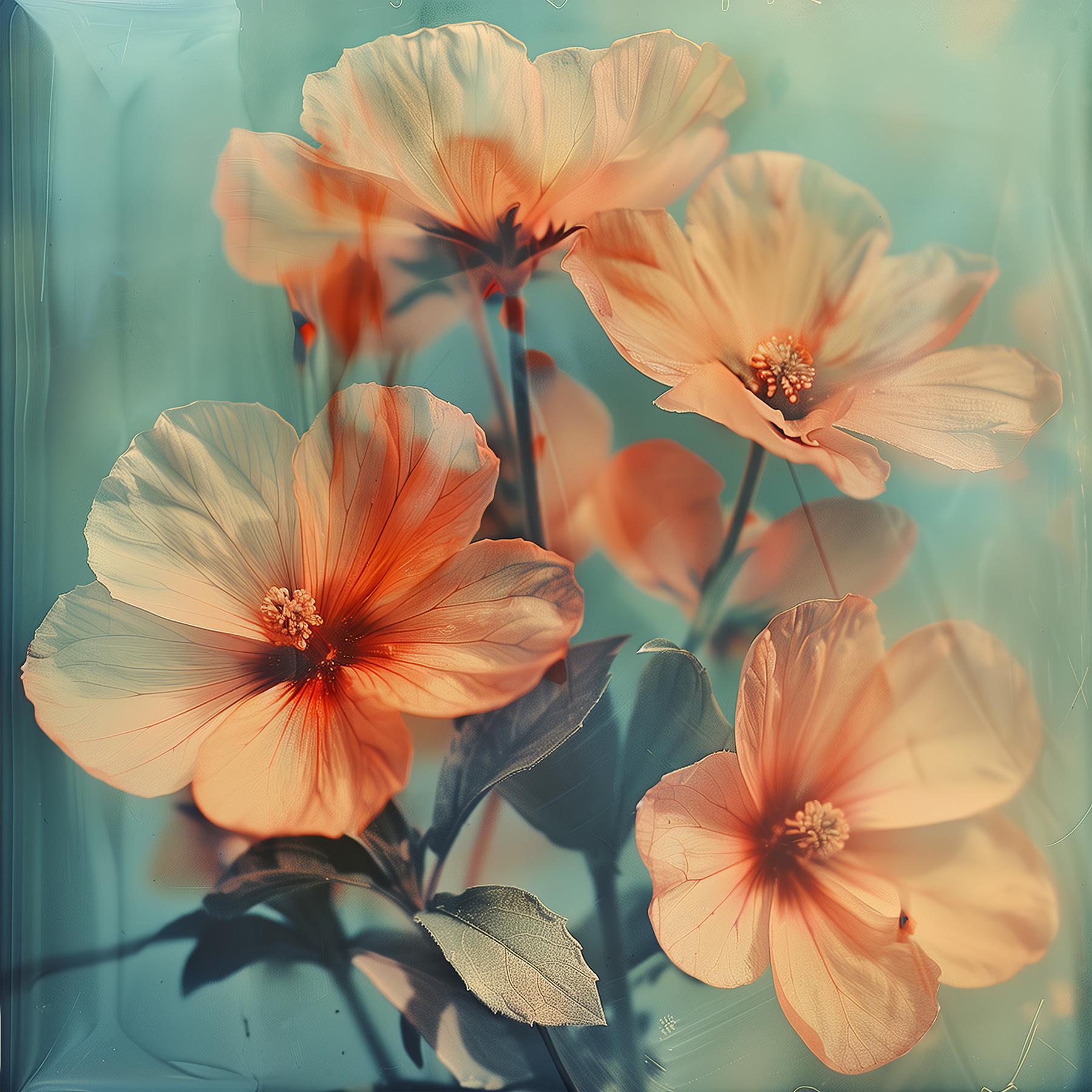Group of flowers on a plant Group of flowers on a plant