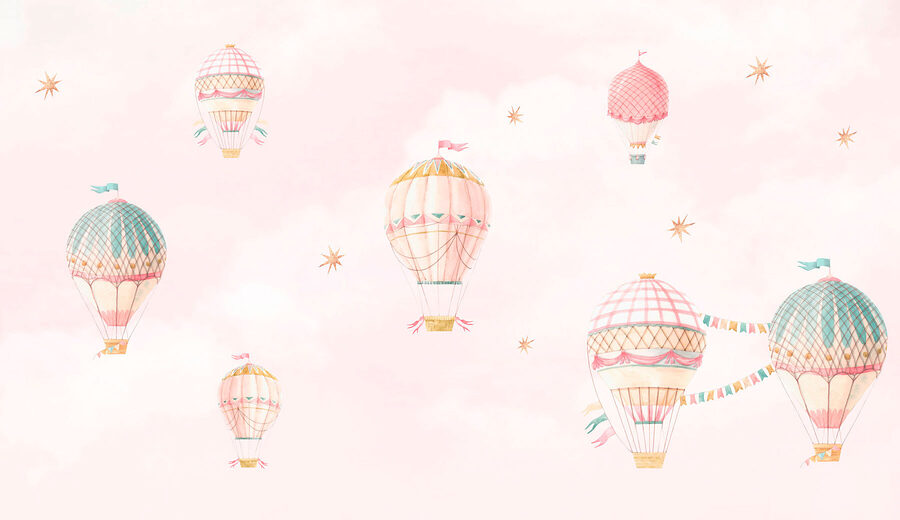 Fotomurales Grupo de globos aerostáticos en el cielo - Imagen 4