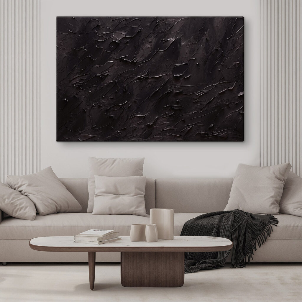 Black textured surface Black textured surface