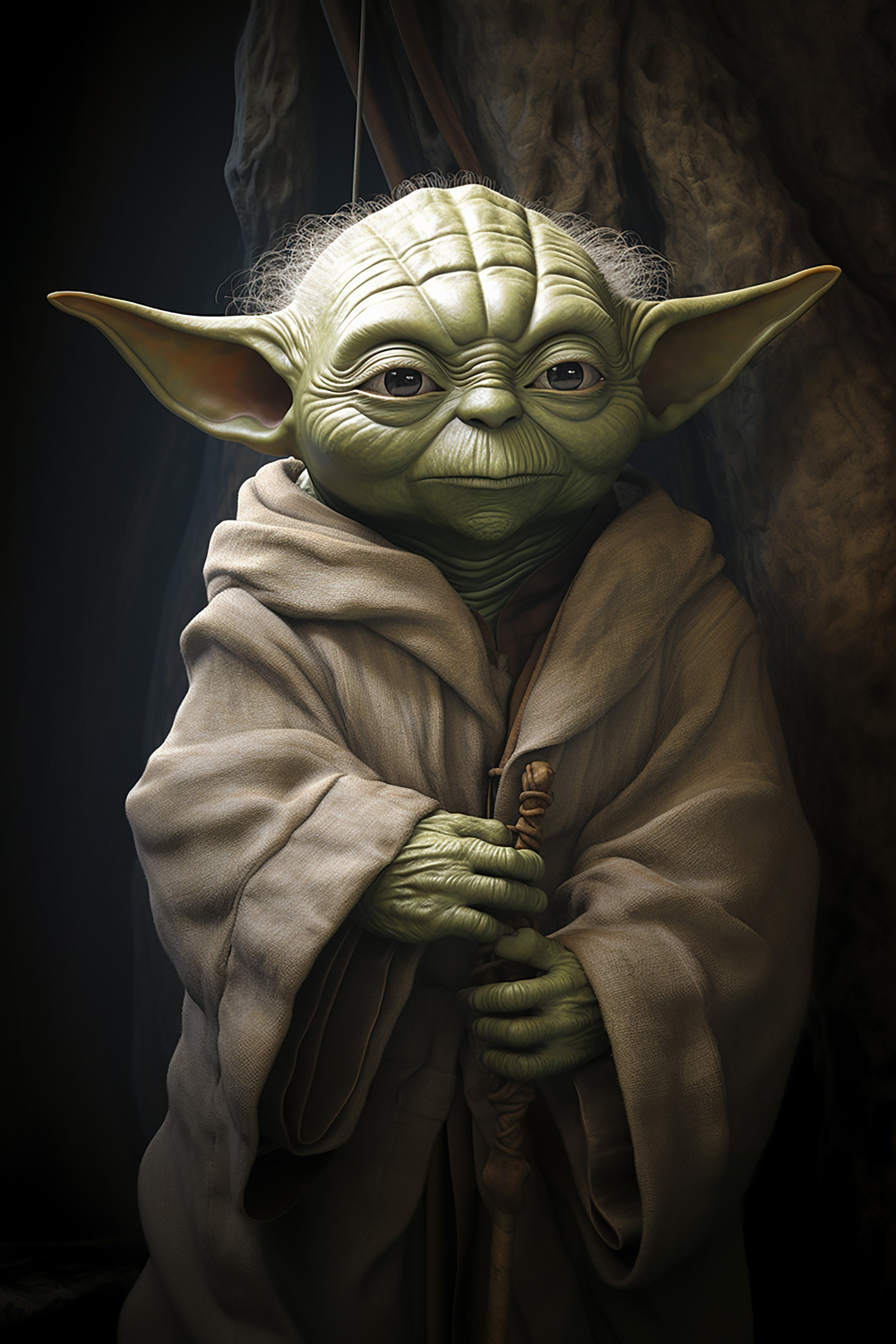 Green character in a robe Green character in a robe