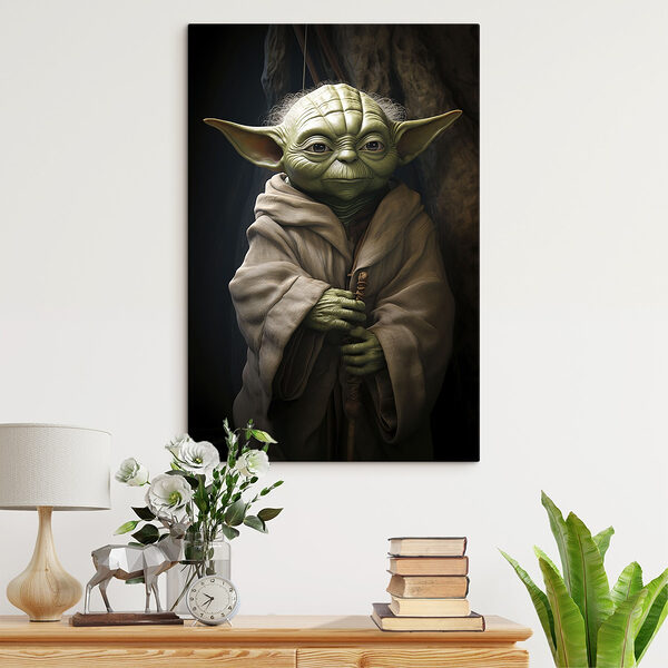 Green character in a robe Green character in a robe