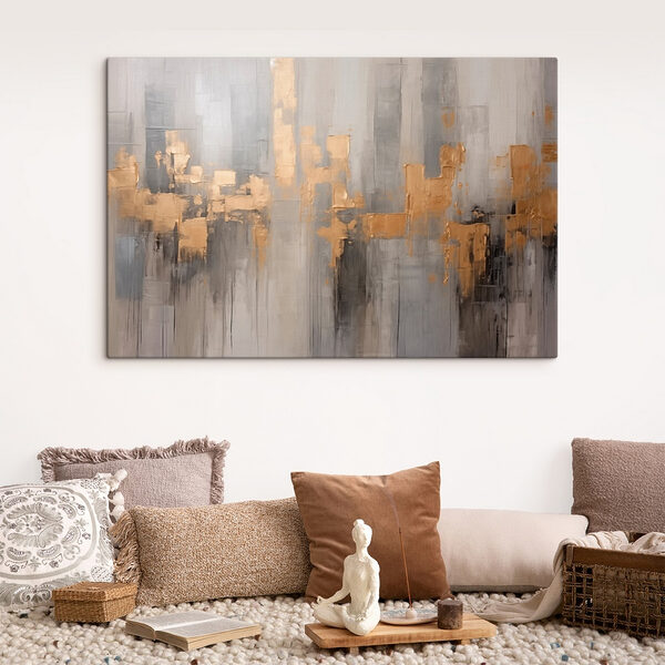 Cuadros Pinceladas abstractas en tonos monocromáticos (SKU: s41064) Cuadros Cuadros Pinceladas abstractas en tonos monocromáticos (SKU: s41064)