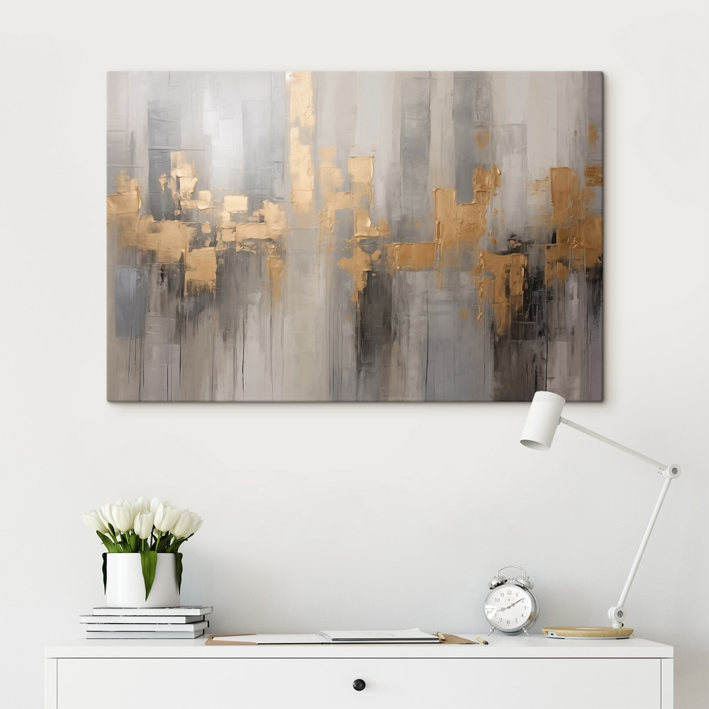 Abstract Brushstrokes in Monochrome Hues Abstract Brushstrokes in Monochrome Hues