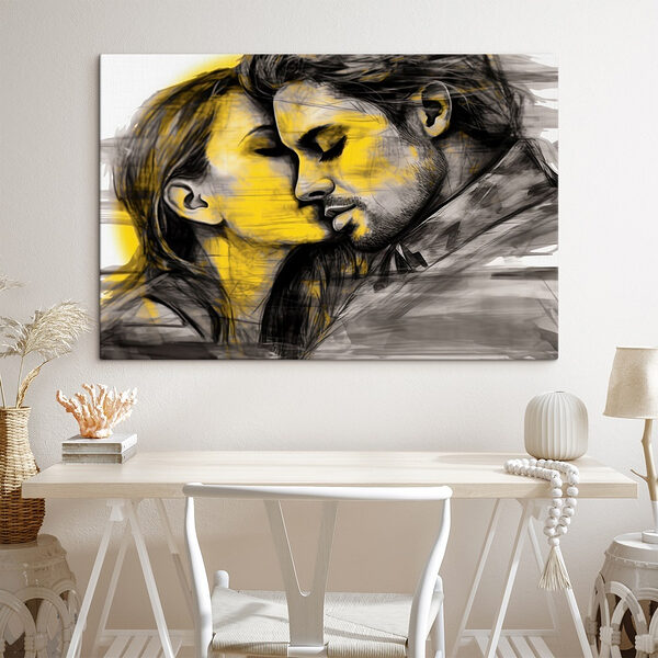Cuadros Un hombre y una mujer besándose (SKU: s41075) Cuadros Cuadros Un hombre y una mujer besándose (SKU: s41075)
