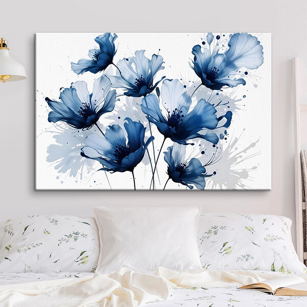 Cuadros Cuadros Ramo de flores azules (SKU: s41082)