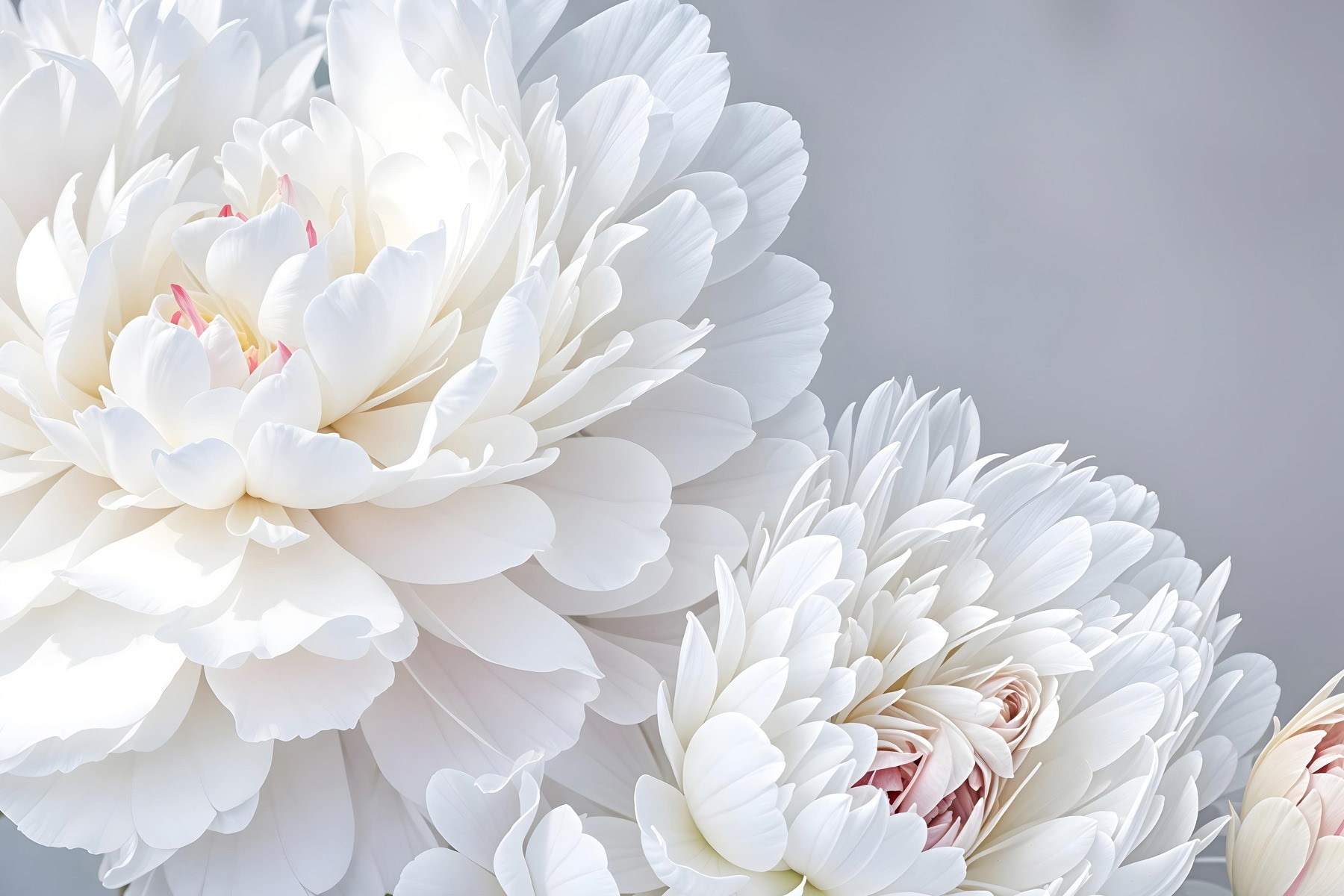 Close up of white flowers Close up of white flowers