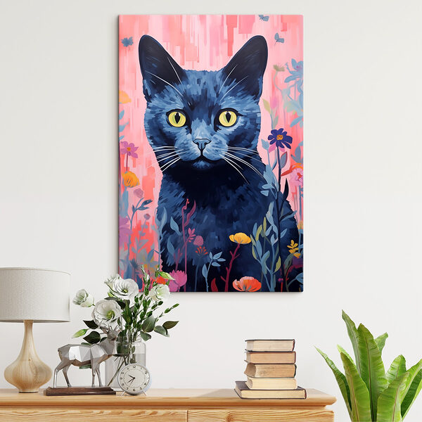 Painting of a cat Painting of a cat