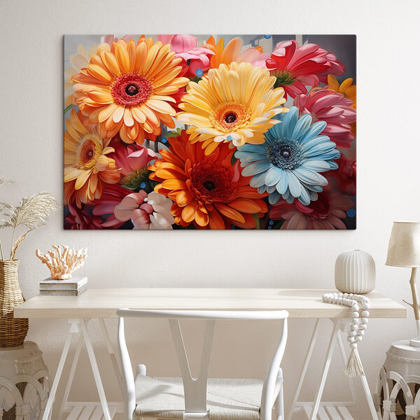 Group of colorful flowers Group of colorful flowers