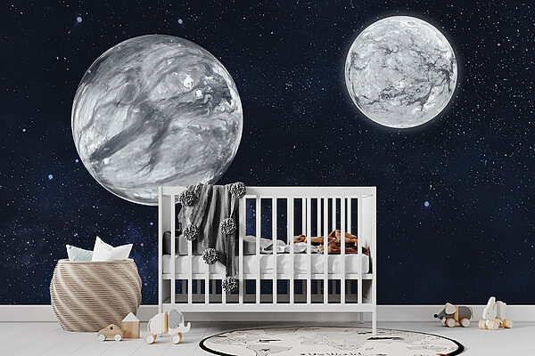 Dos planetas en el espacio Dos planetas en el espacio