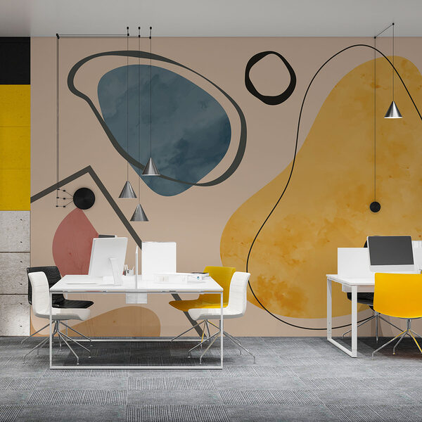 Colorful shapes and lines Colorful shapes and lines