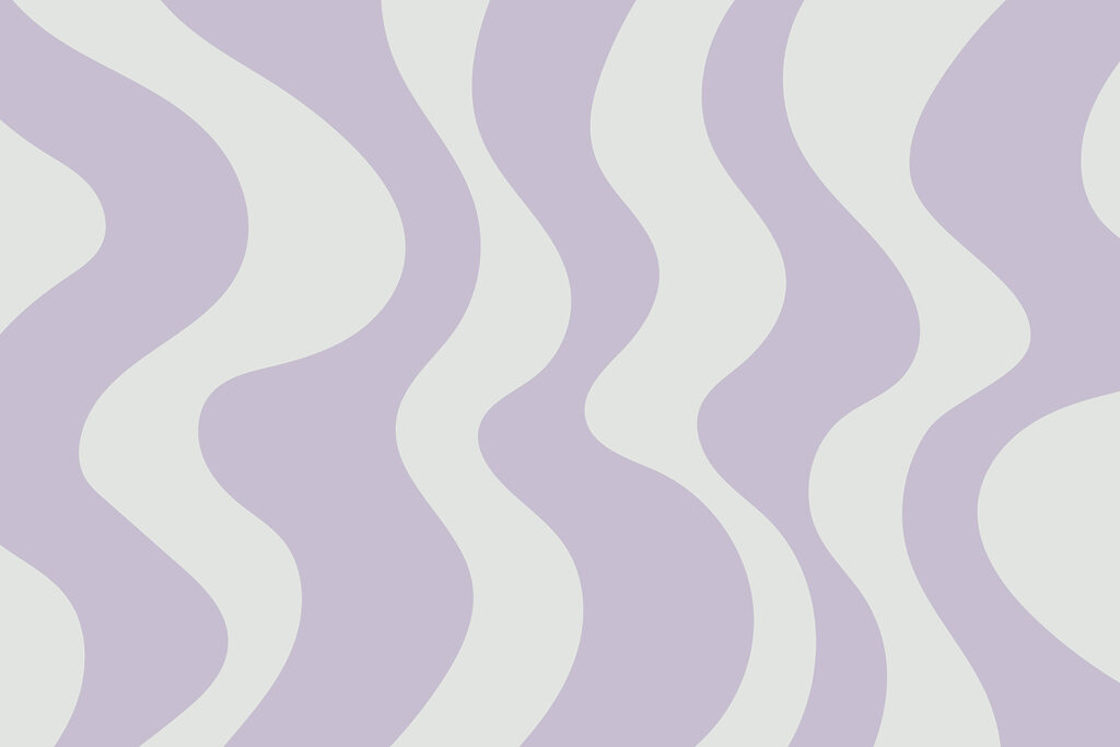 Purple and white wavy lines