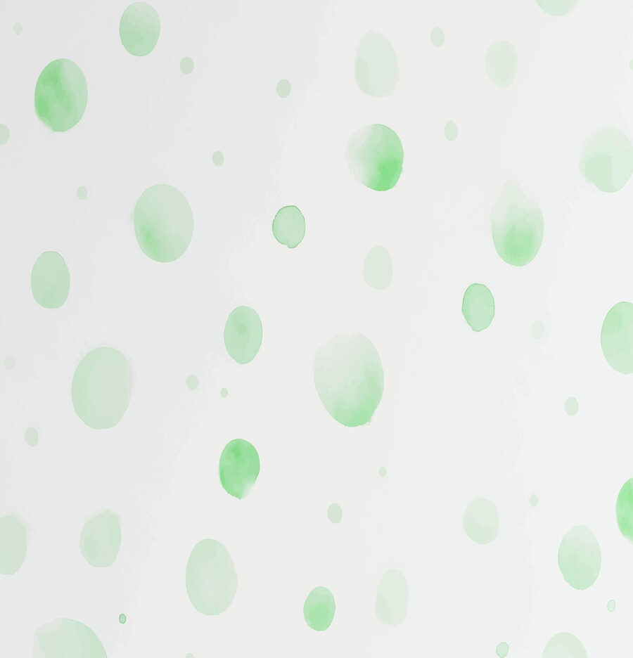 Superficie blanca con puntos verdes