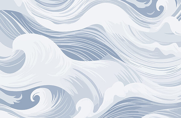 Ondas blancas y grises Ondas blancas y grises