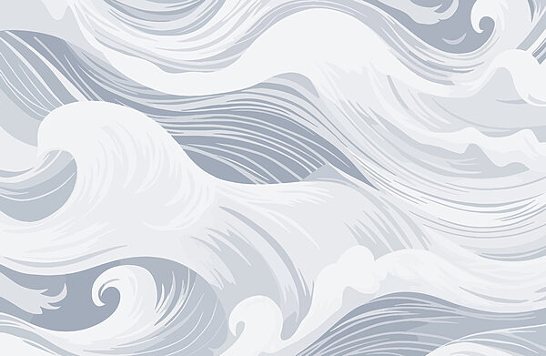 Ondas blancas y grises Ondas blancas y grises