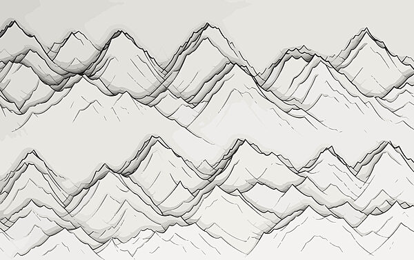 Dibujo de montañas Dibujo de montañas