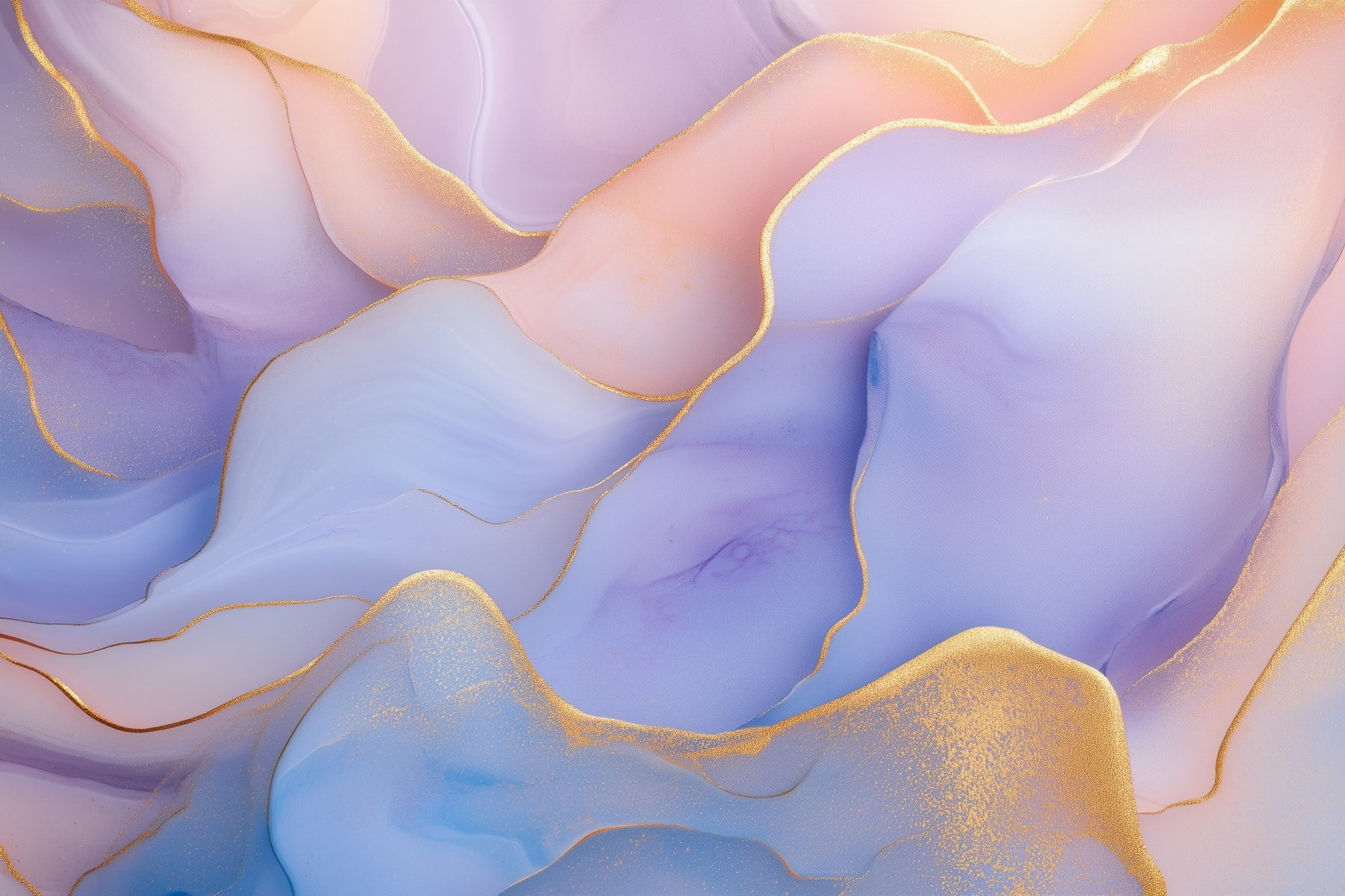 Close up of a painting