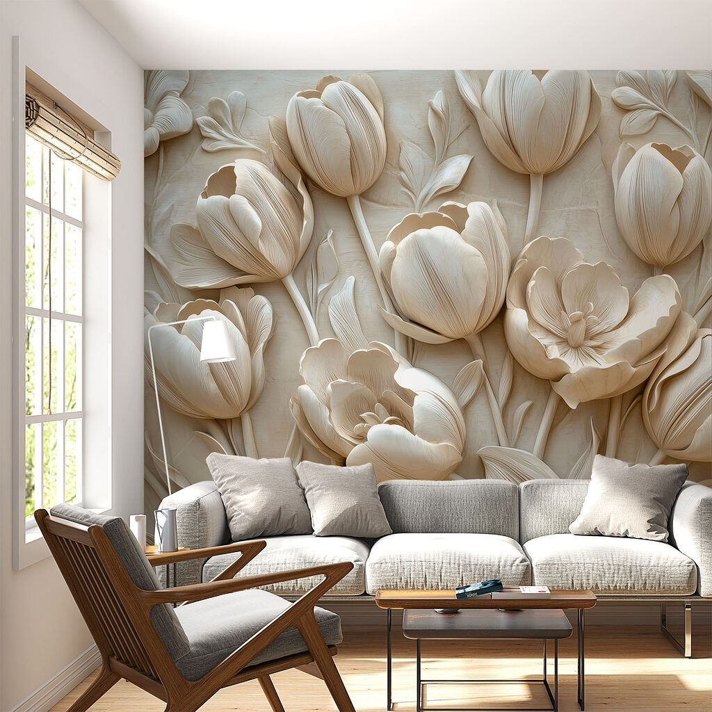 Group of white flowers Group of white flowers