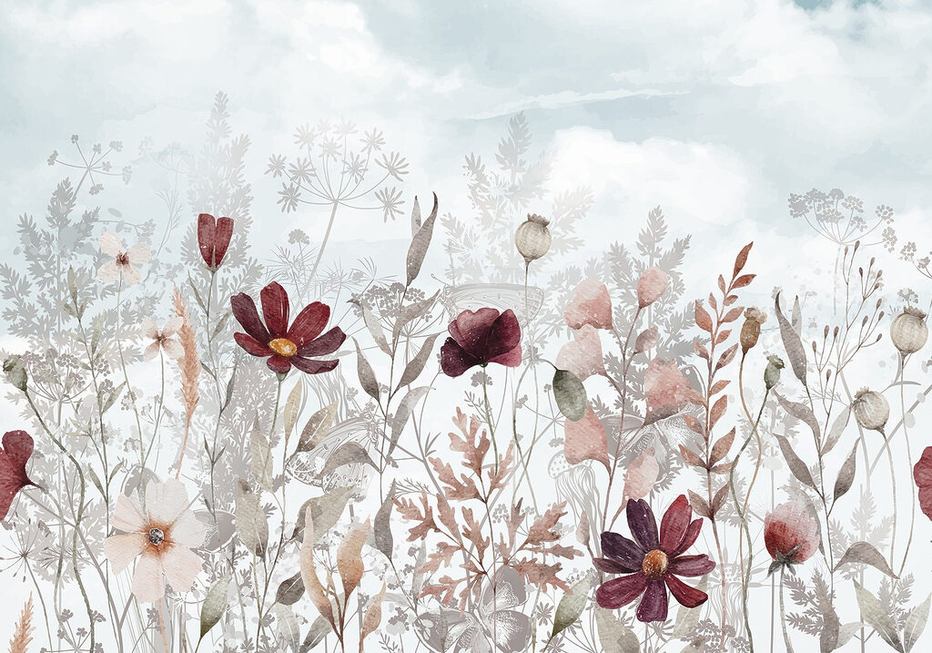 Painting of flowers and plants Painting of flowers and plants