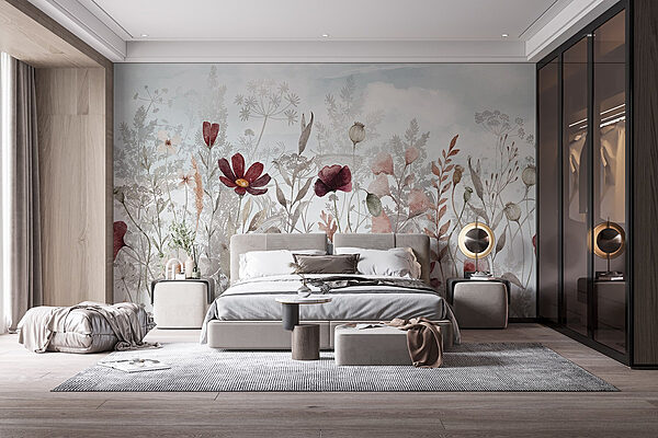 Painting of flowers and plants Painting of flowers and plants