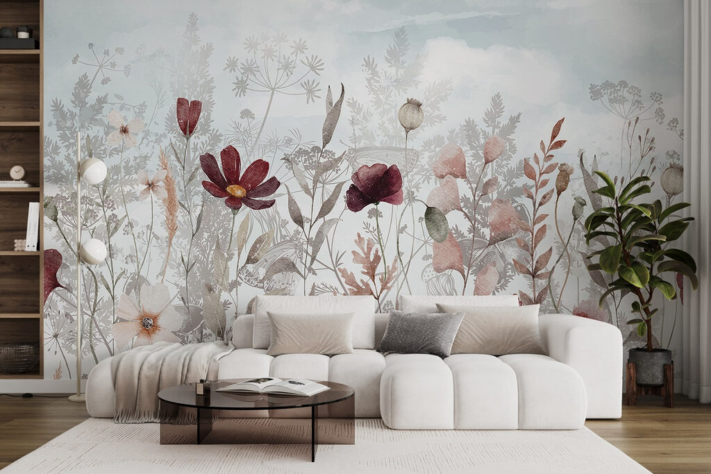 Painting of flowers and plants Painting of flowers and plants