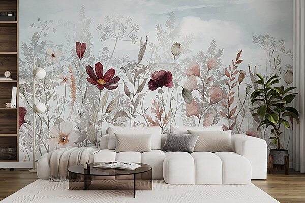 Painting of flowers and plants Painting of flowers and plants