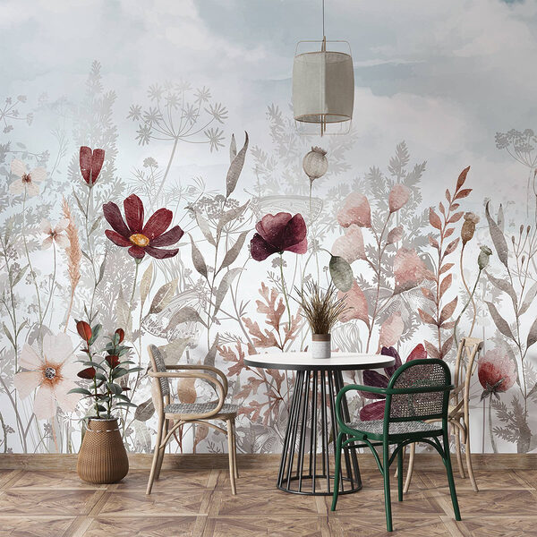 Painting of flowers and plants Painting of flowers and plants